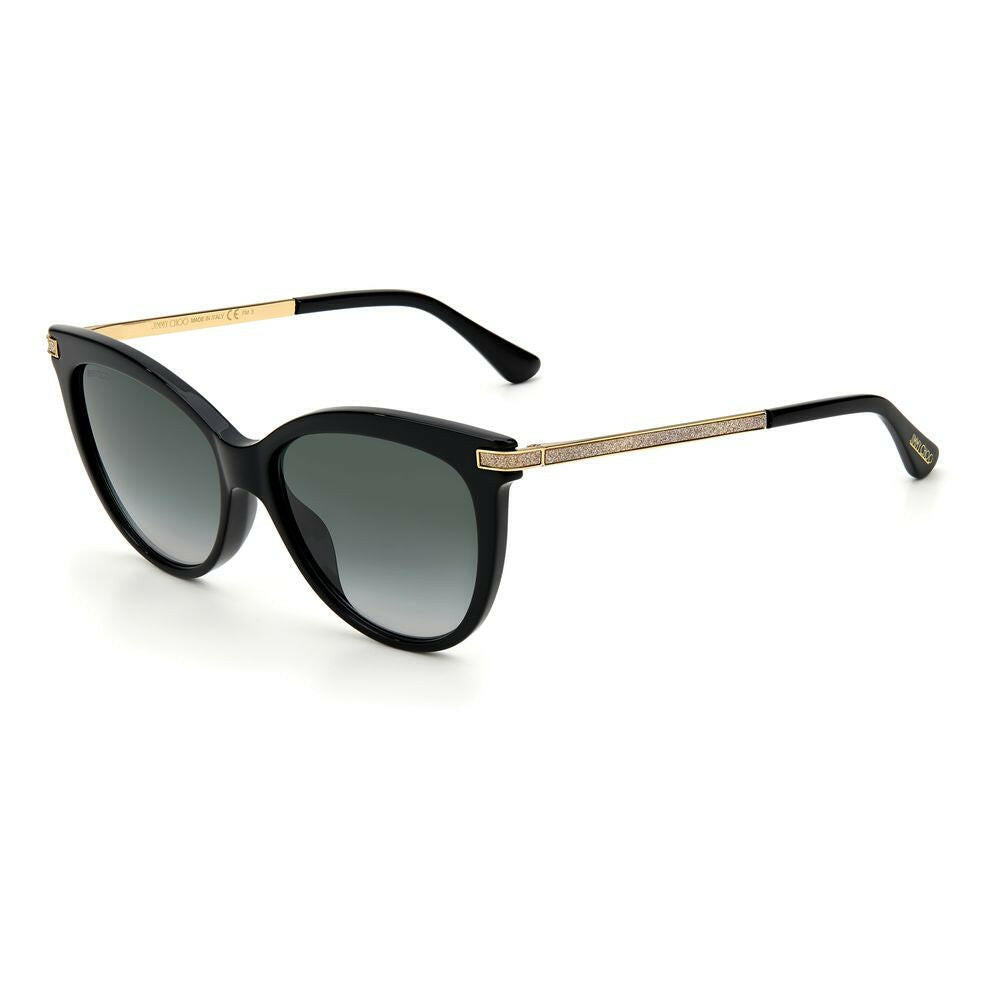 Jimmy Choo Black Acetate Sunglasses.