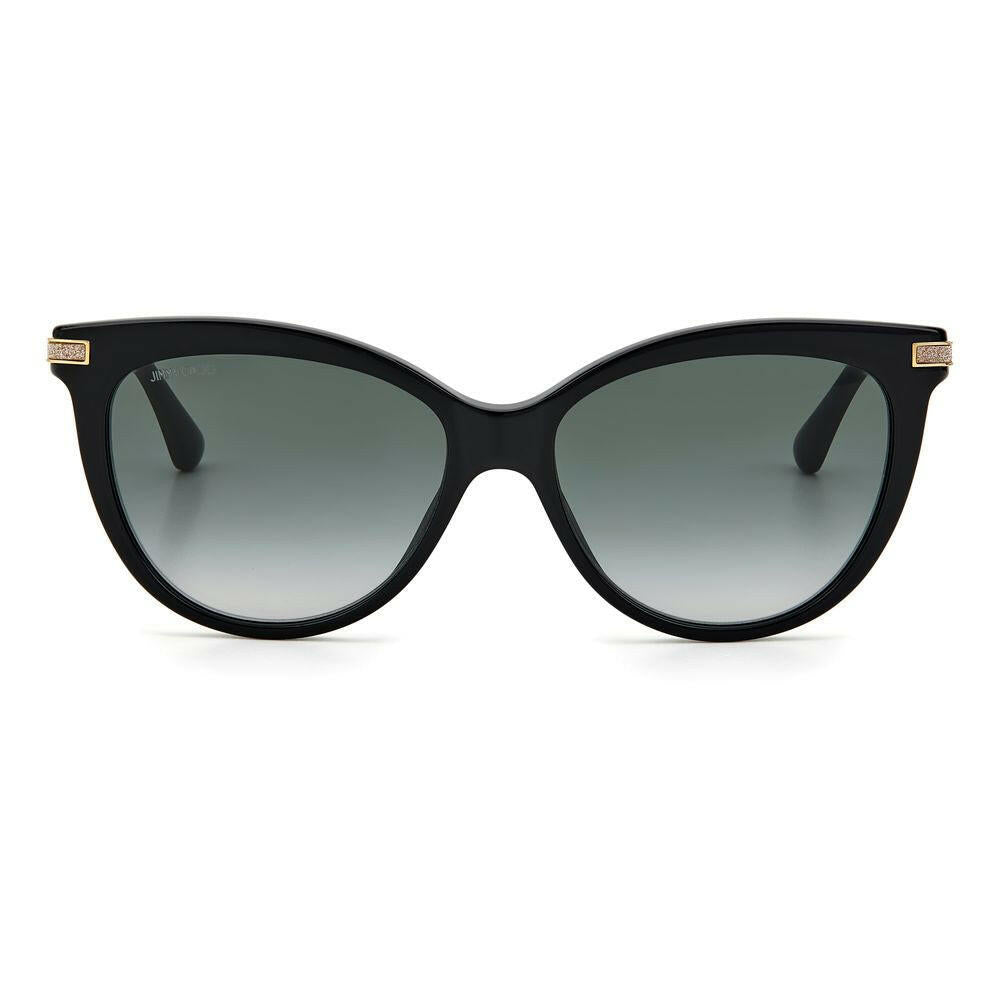 Jimmy Choo Black Acetate Sunglasses.