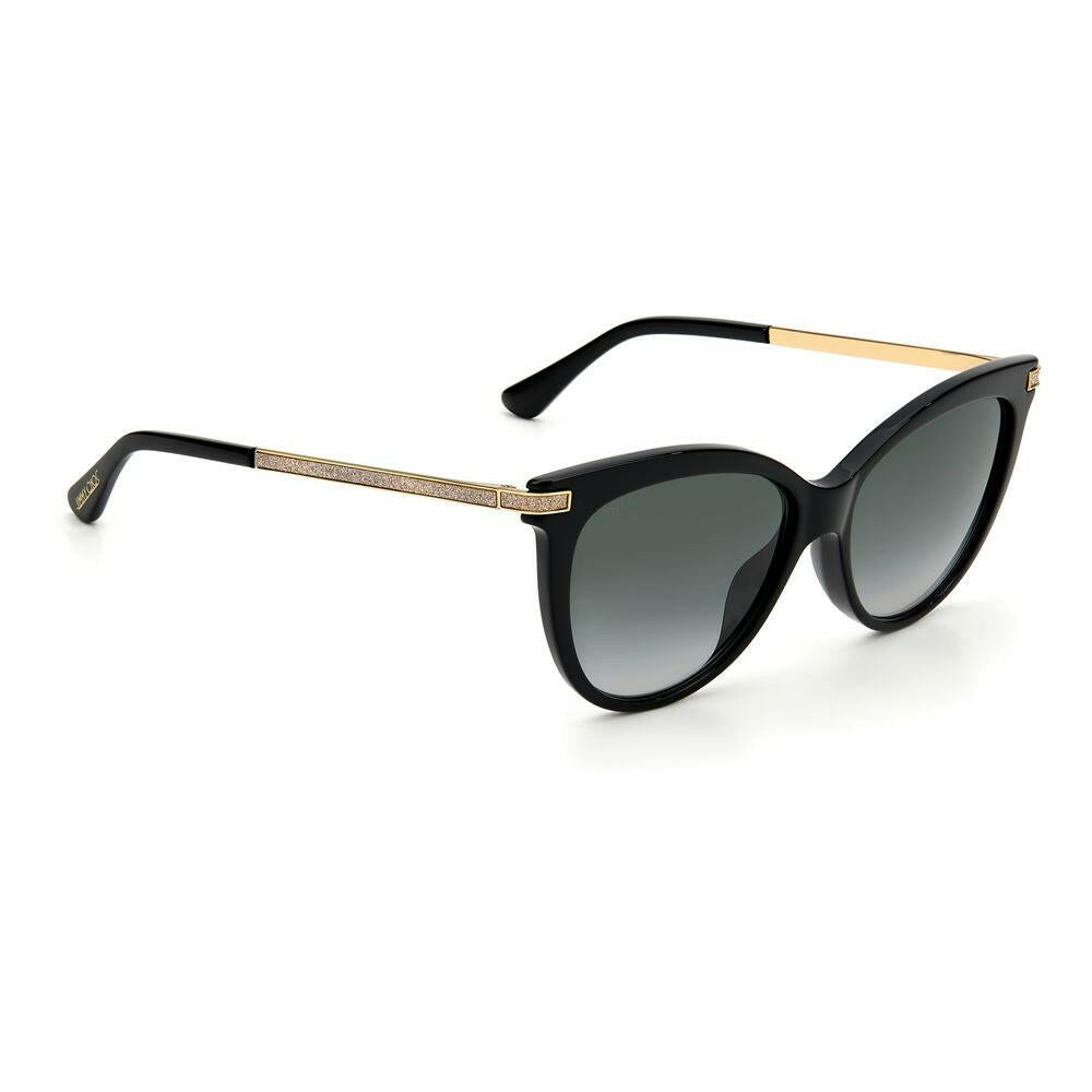 Jimmy Choo Black Acetate Sunglasses.