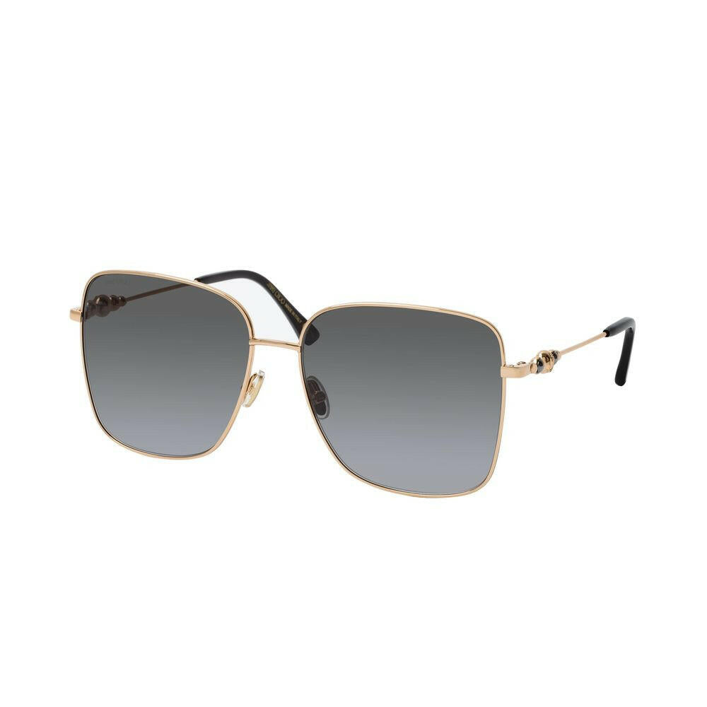 Jimmy Choo Gold Metal Sunglasses.