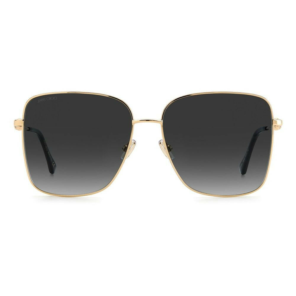Jimmy Choo Gold Metal Sunglasses.