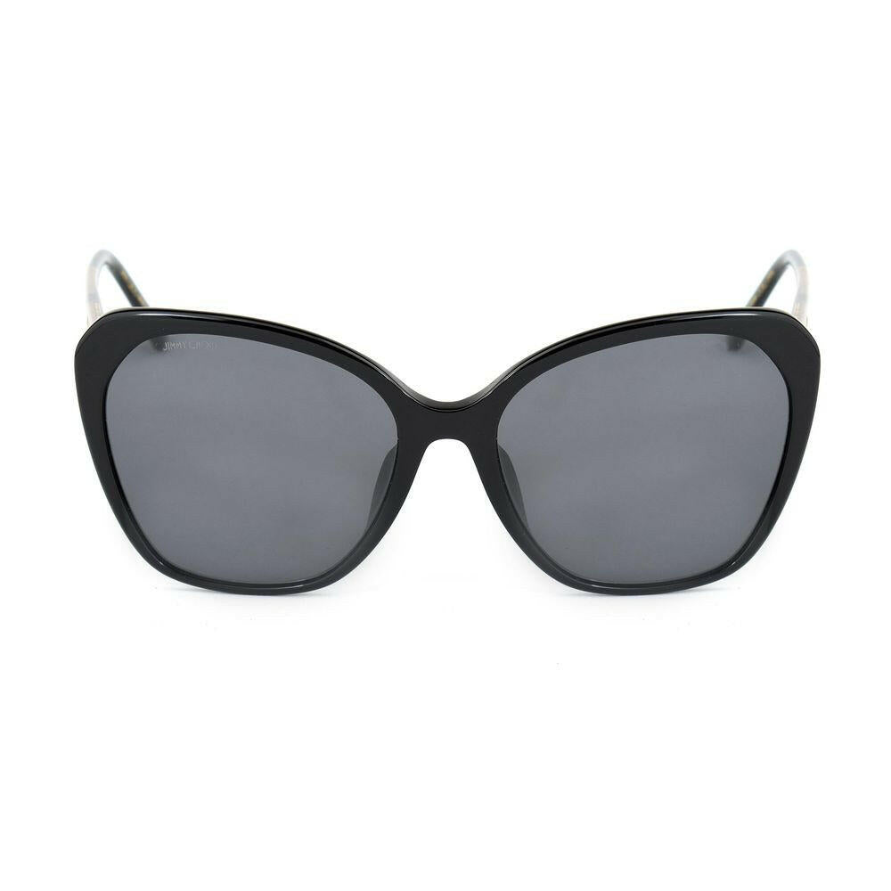 Jimmy Choo Black Metal Sunglasses.