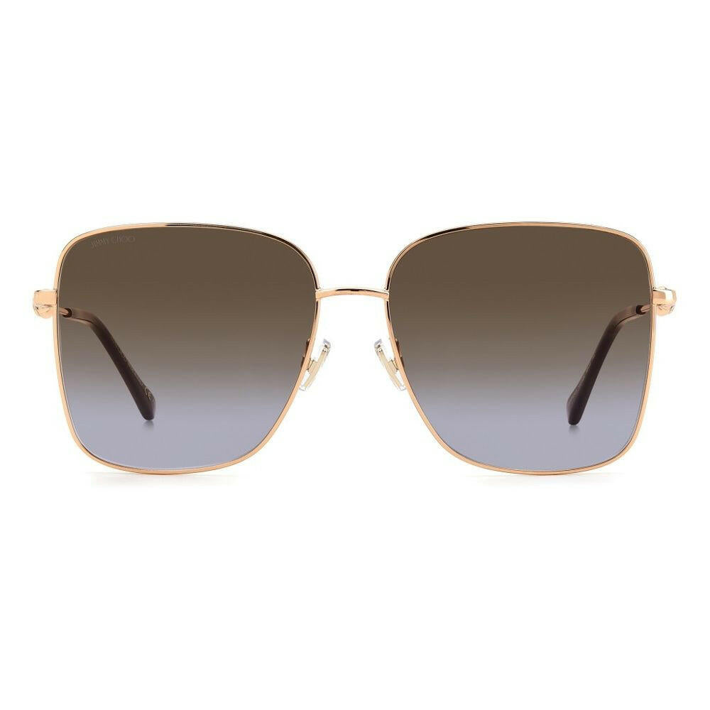 Jimmy Choo Gold Metal Sunglasses.