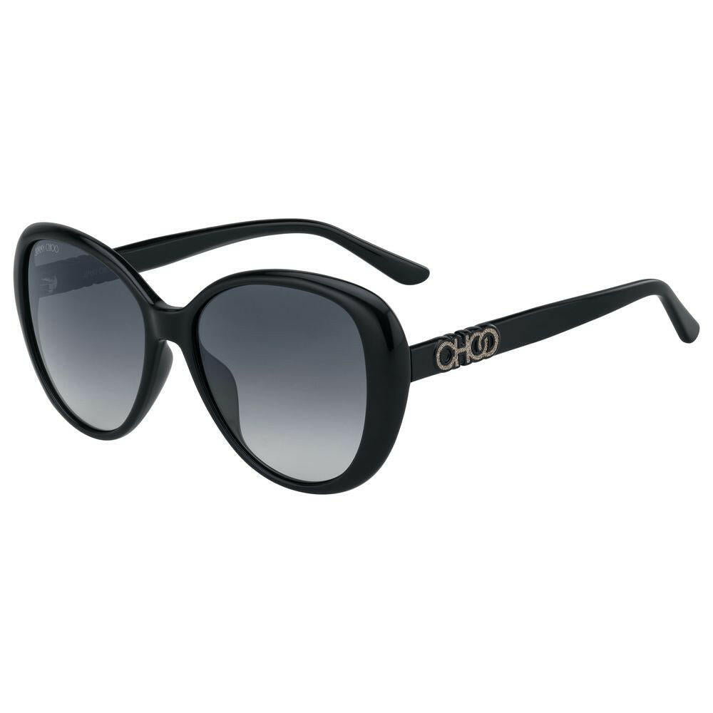 Jimmy Choo Black Injected Sunglasses.