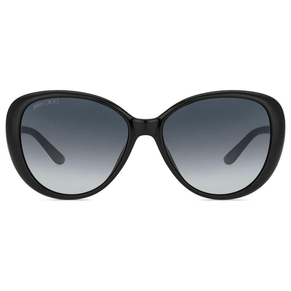 Jimmy Choo Black Injected Sunglasses.