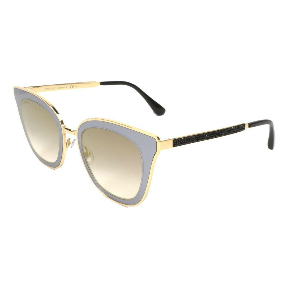 Jimmy Choo Gold Metal Sunglasses.