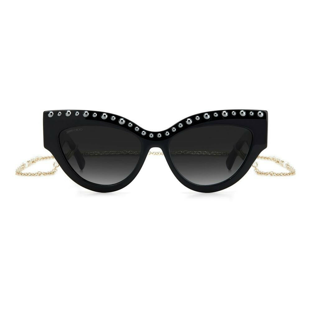 Jimmy Choo Black Acetate Sunglasses.