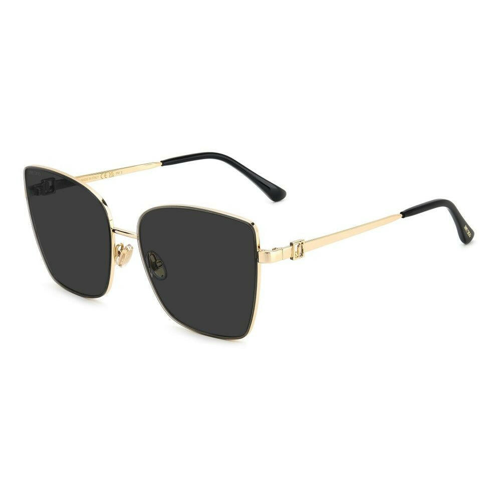 Jimmy Choo Gold Metal Sunglasses.