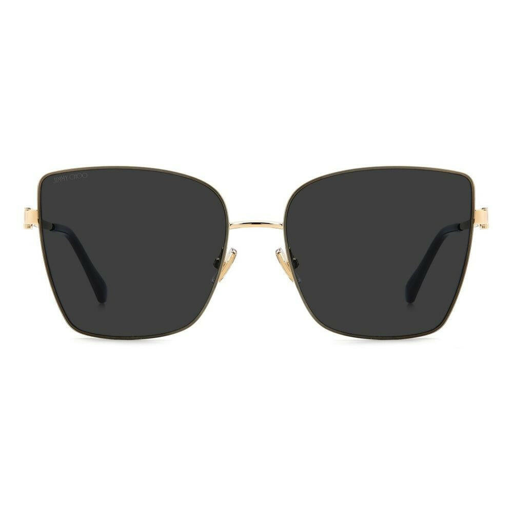 Jimmy Choo Gold Metal Sunglasses.