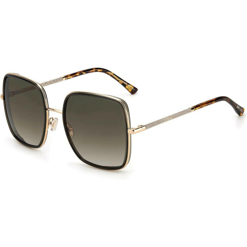 Jimmy Choo Gold Metal Sunglasses.