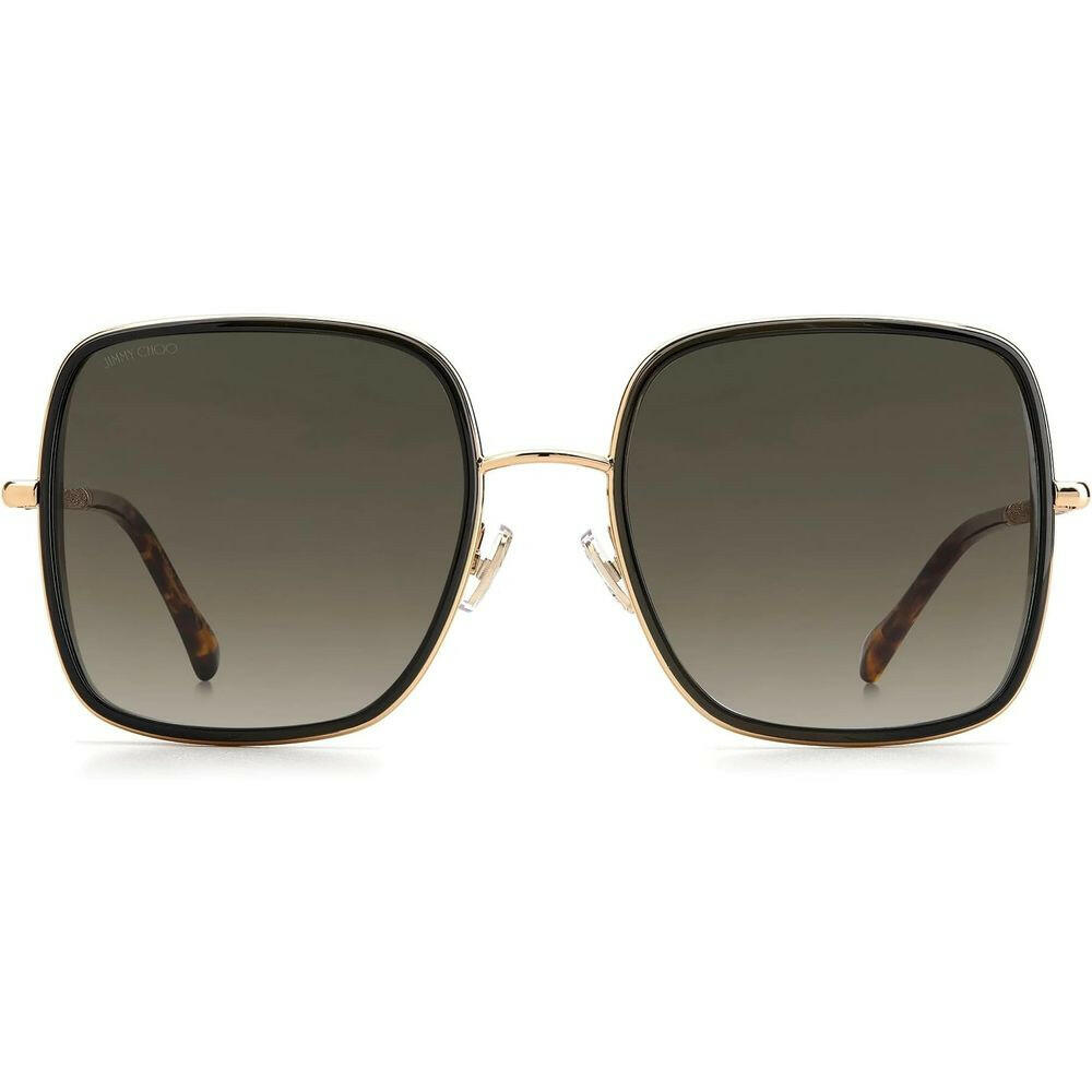 Jimmy Choo Gold Metal Sunglasses.