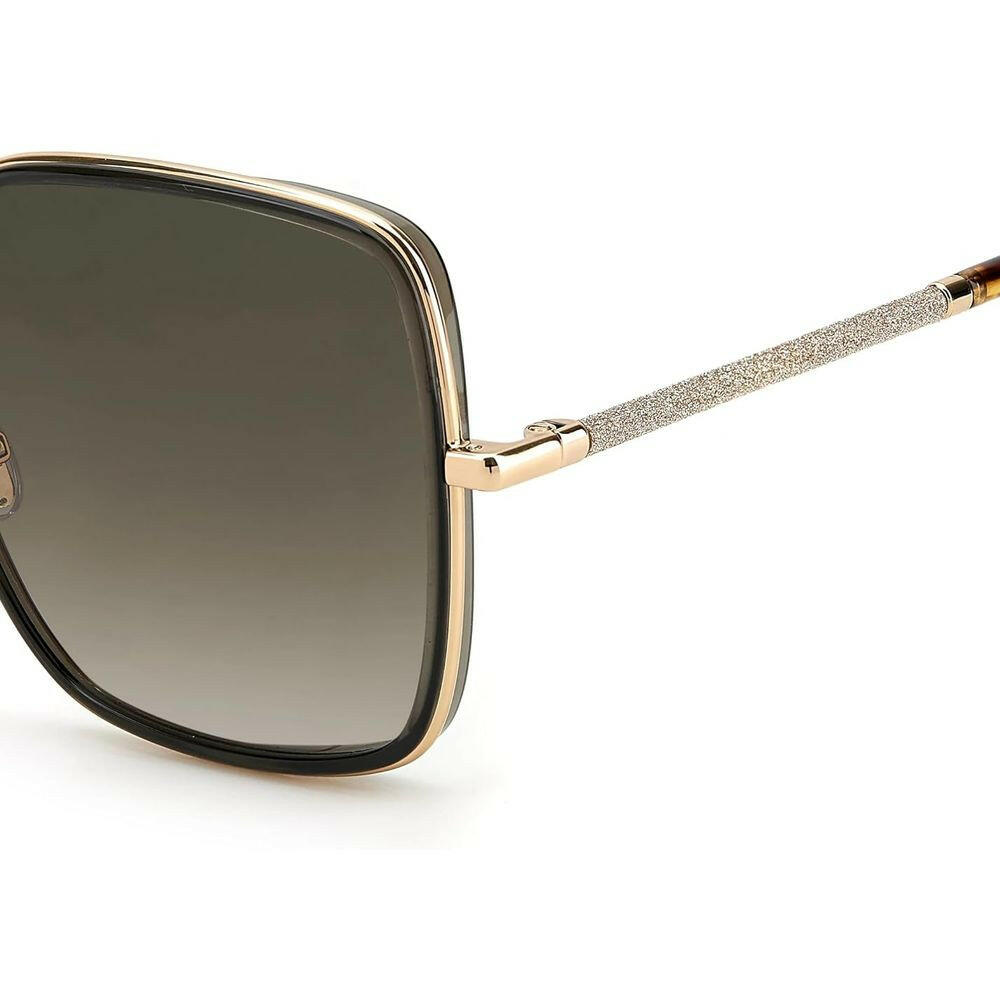 Jimmy Choo Gold Metal Sunglasses.