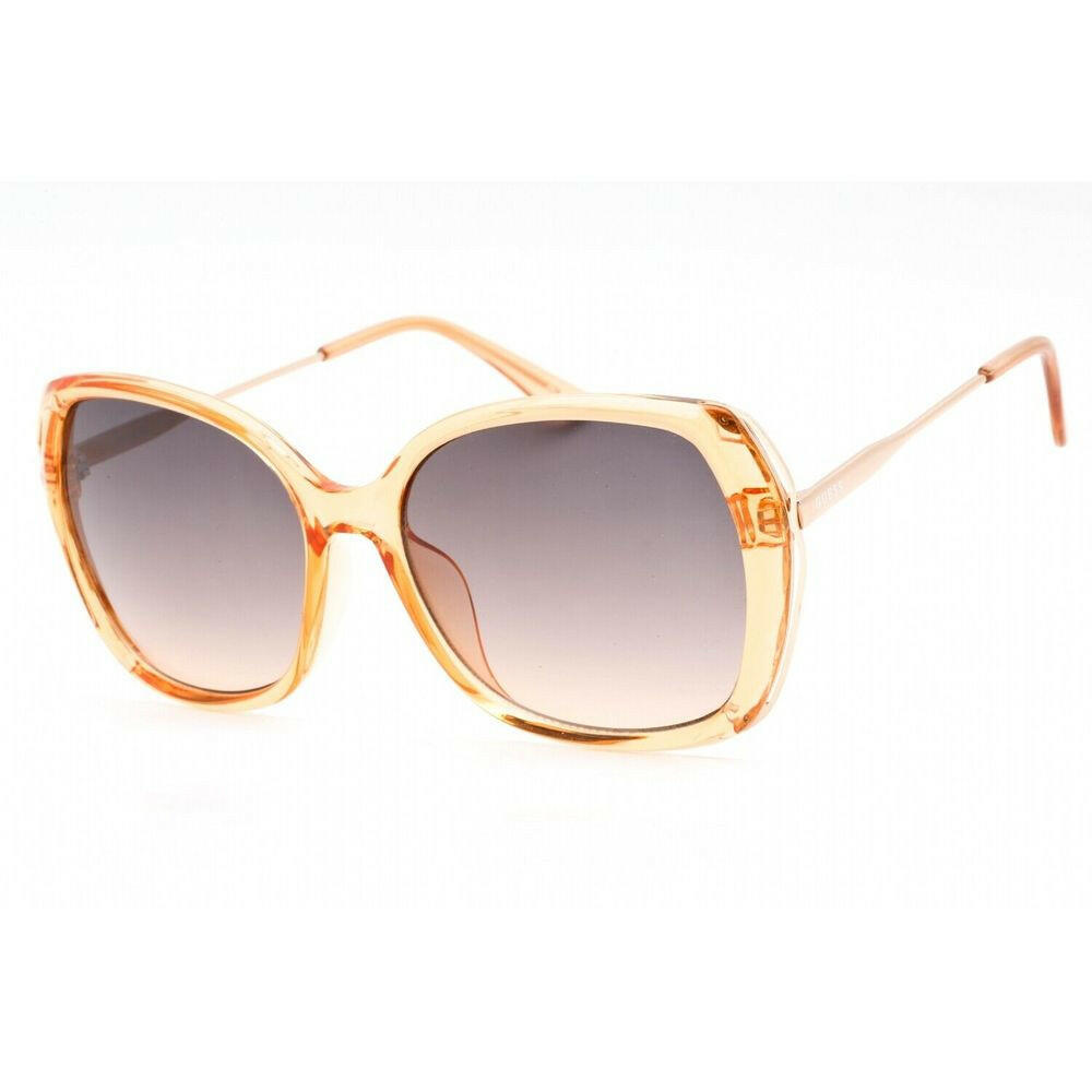 Guess Brown Resin Sunglasses.