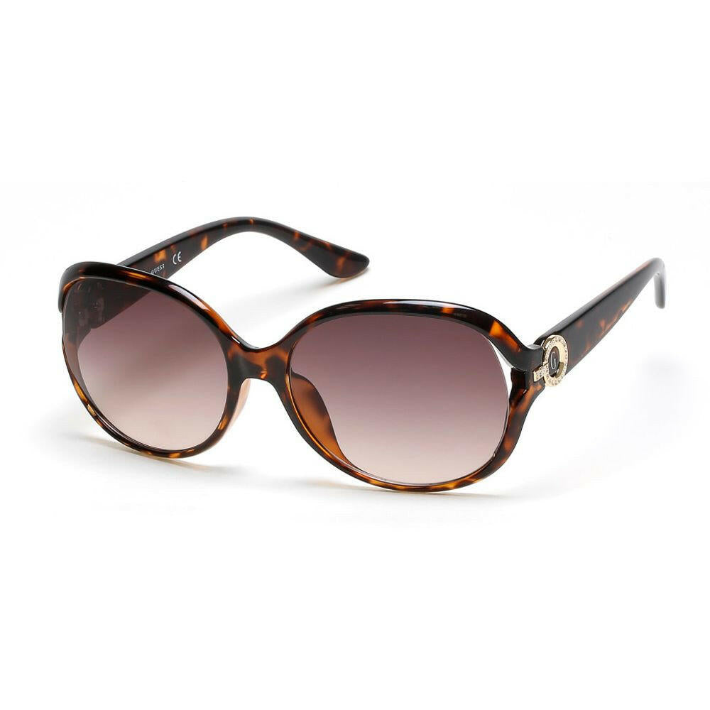 Guess Brown Resin Sunglasses.