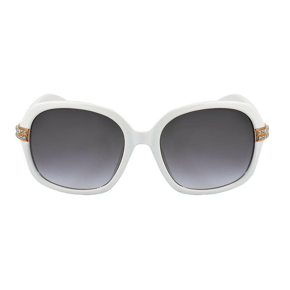 Guess White Resin Sunglasses.