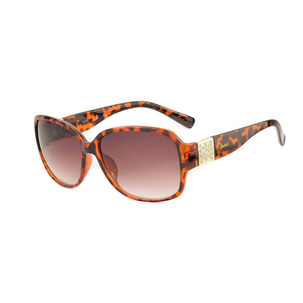 Guess Brown Resin Sunglasses.