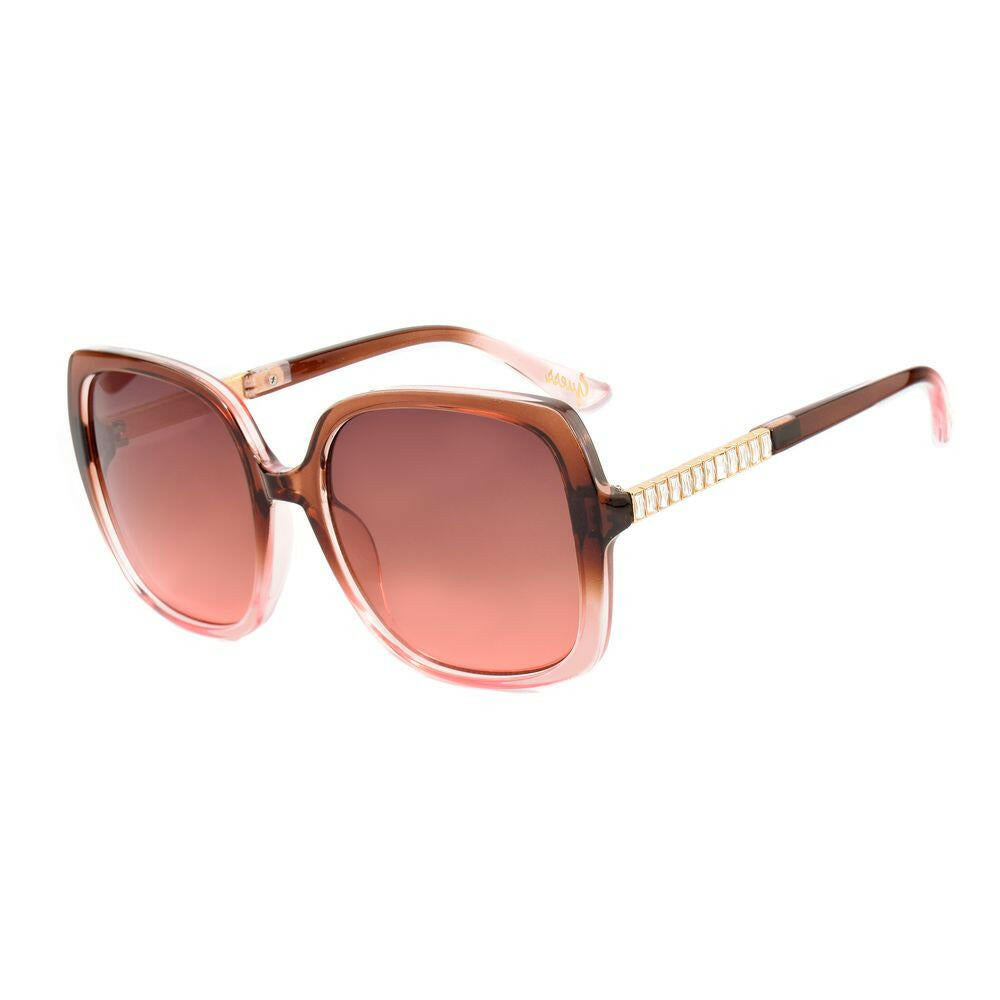 Guess Brown Resin Sunglasses.