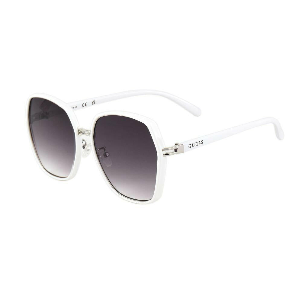 Guess White Metal Sunglasses.