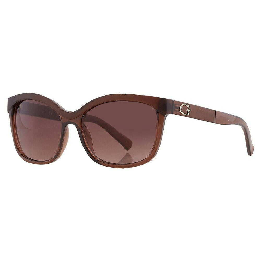 Guess Brown Resin Sunglasses.