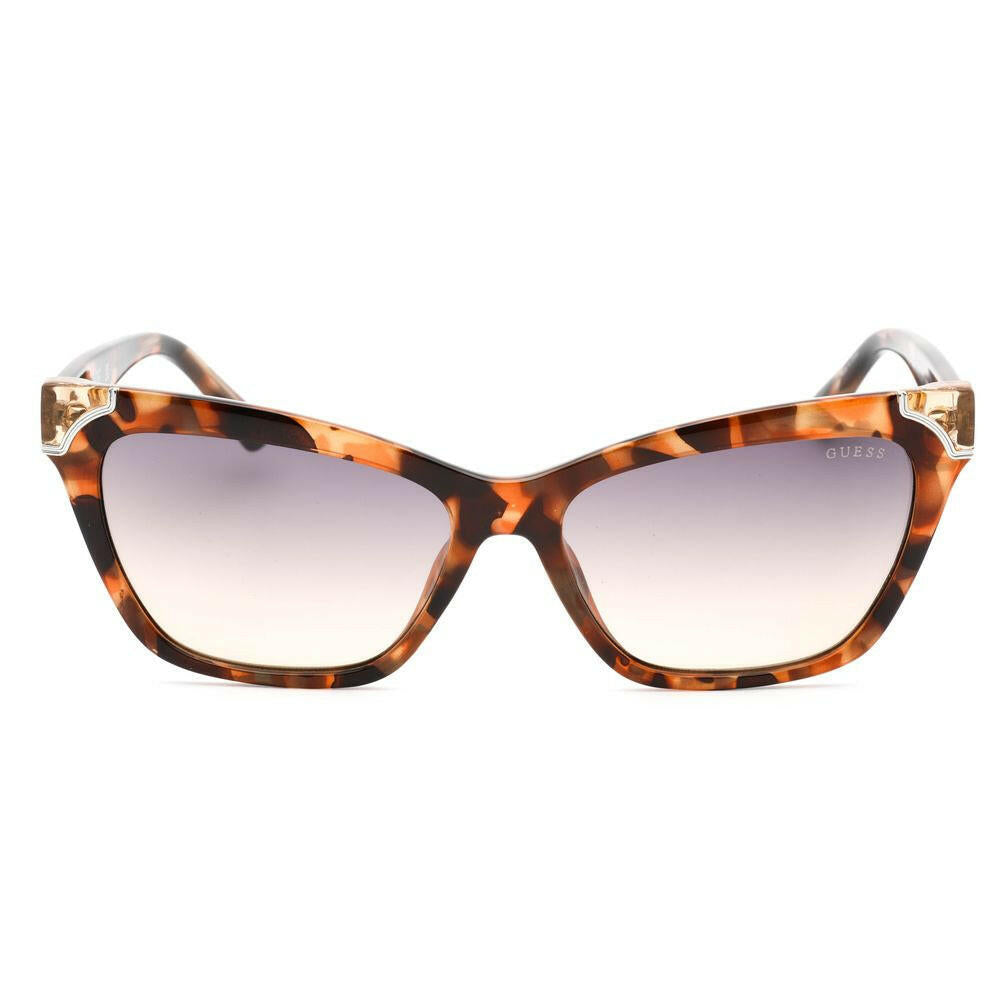 Guess Brown Resin Sunglasses.