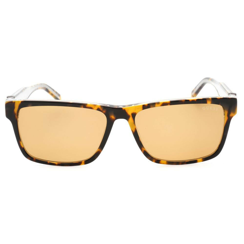Guess Brown Resin Sunglasses.