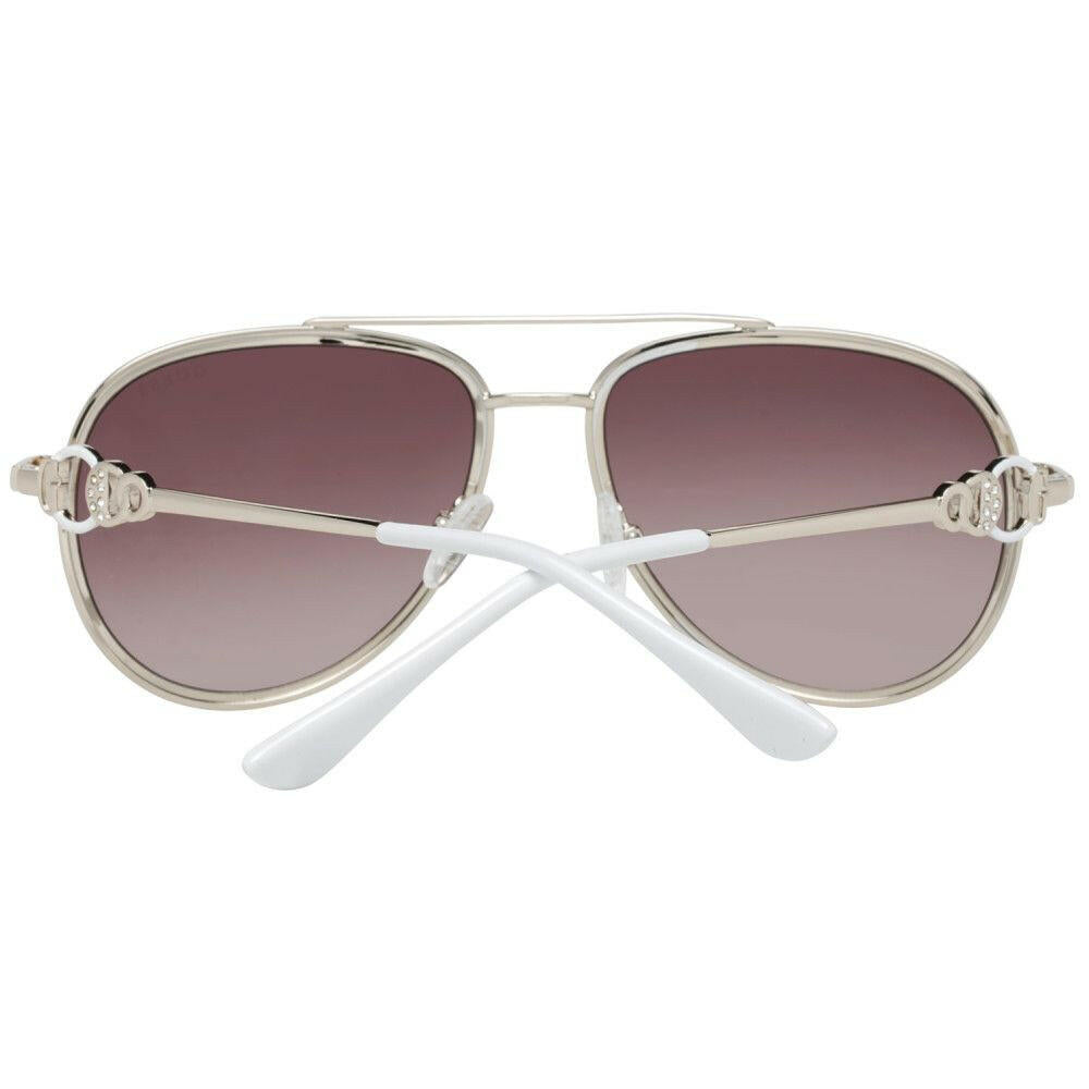 Guess Gold Metal Sunglasses.