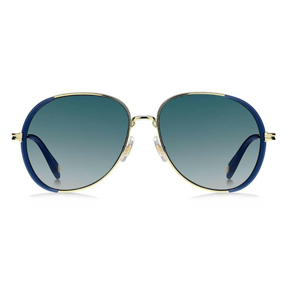 Marc Jacobs Gold Metal Sunglasses.