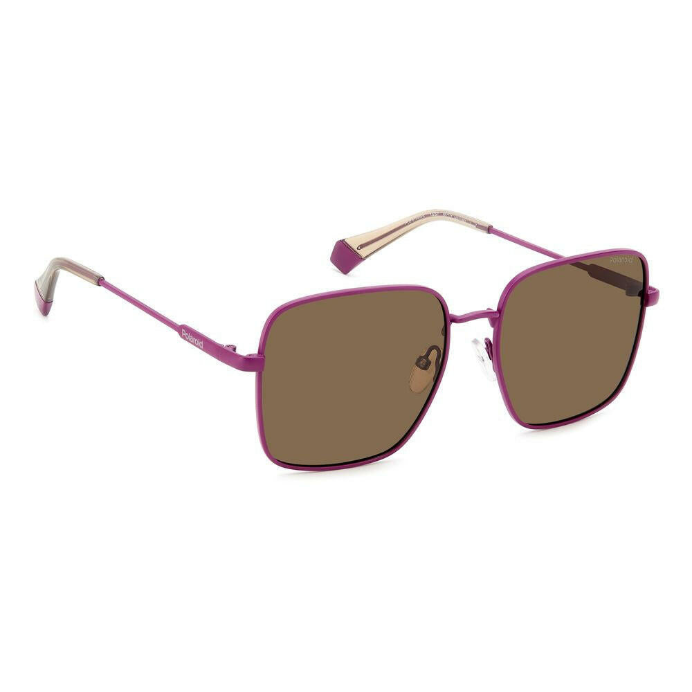 Polaroid Purple Metal Sunglasses.