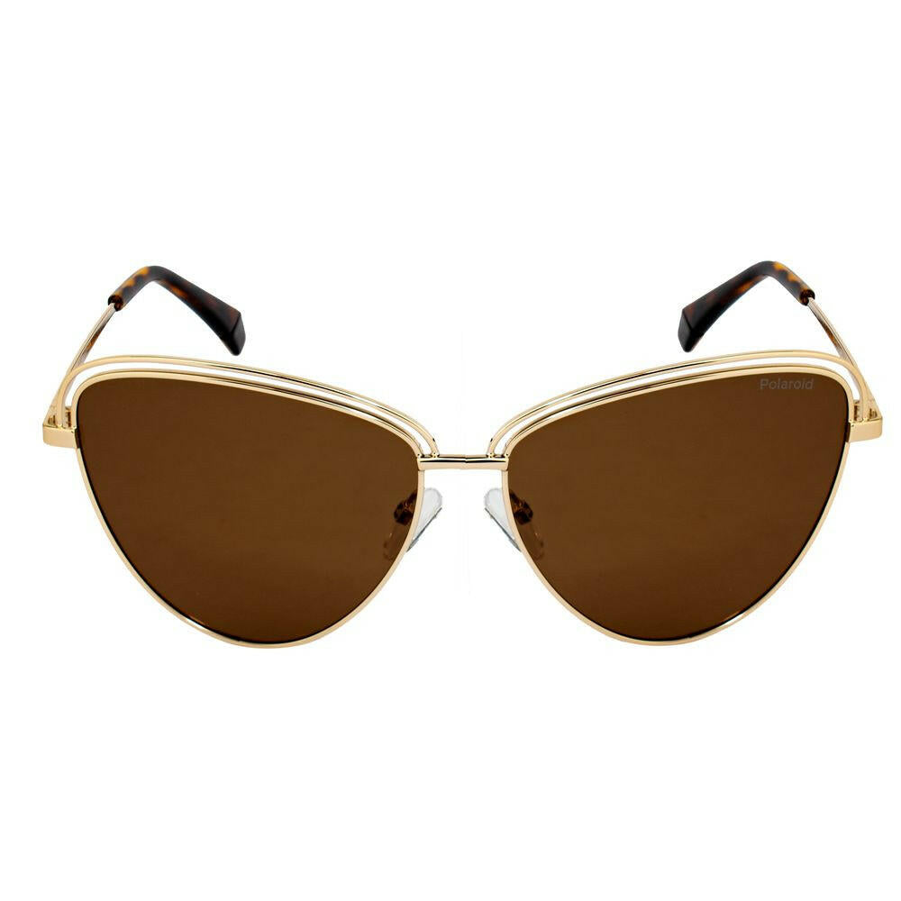 Polaroid Gold Metal Sunglasses.