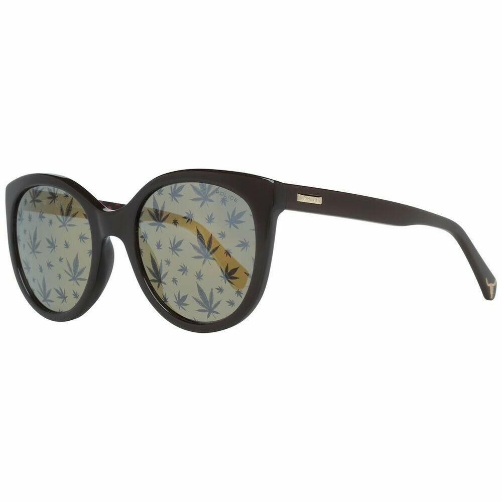 Police Brown Acetate Sunglasses.