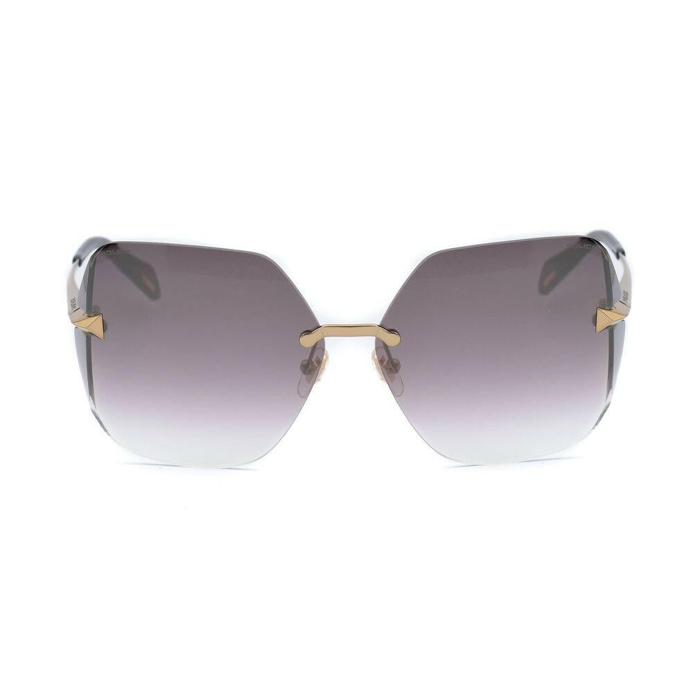 Police Gold Metal Sunglasses.