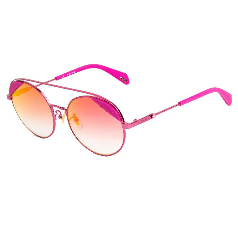 Police Pink Metal Sunglasses.