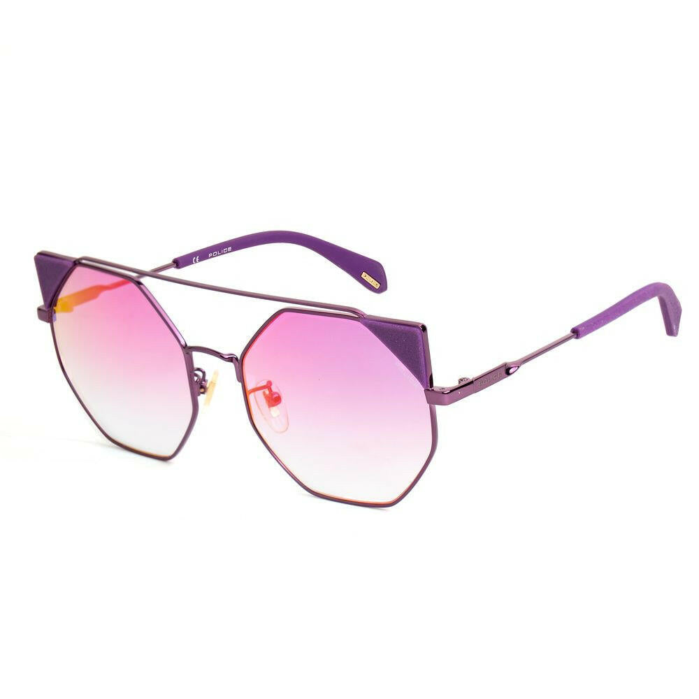 Police Purple Metal Sunglasses.