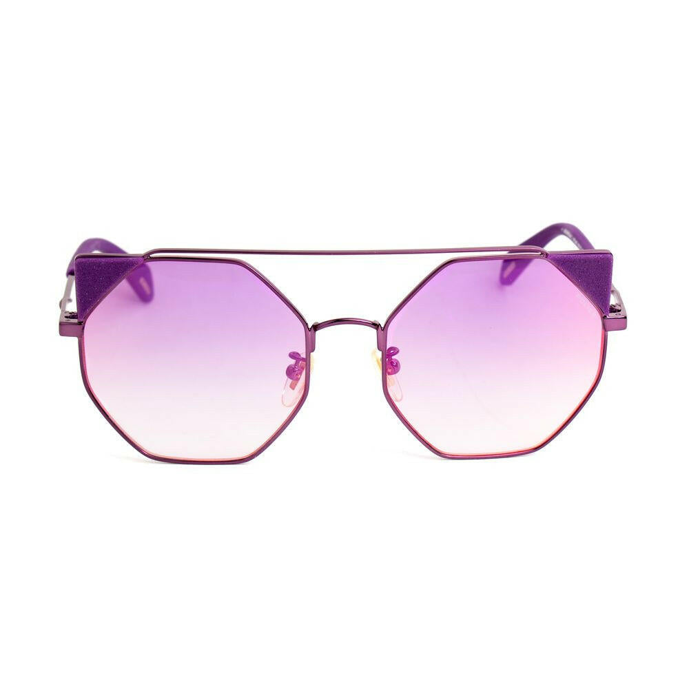 Police Purple Metal Sunglasses.