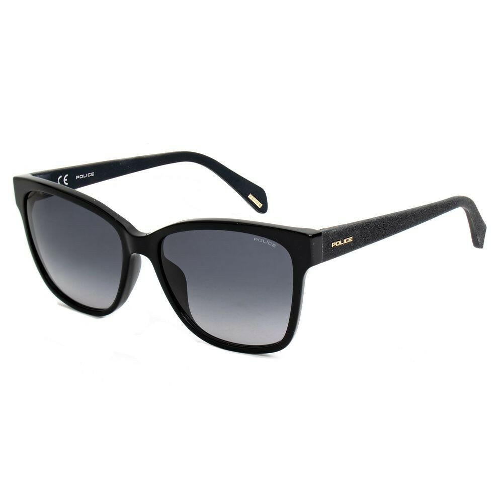 Police Black Acetate Sunglasses.