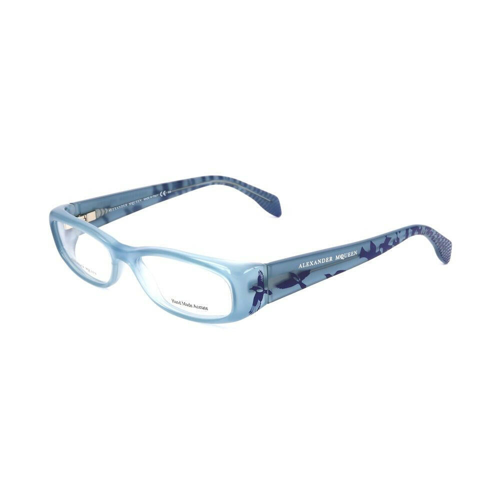 Alexander McQueen Blue Acetate Frames.