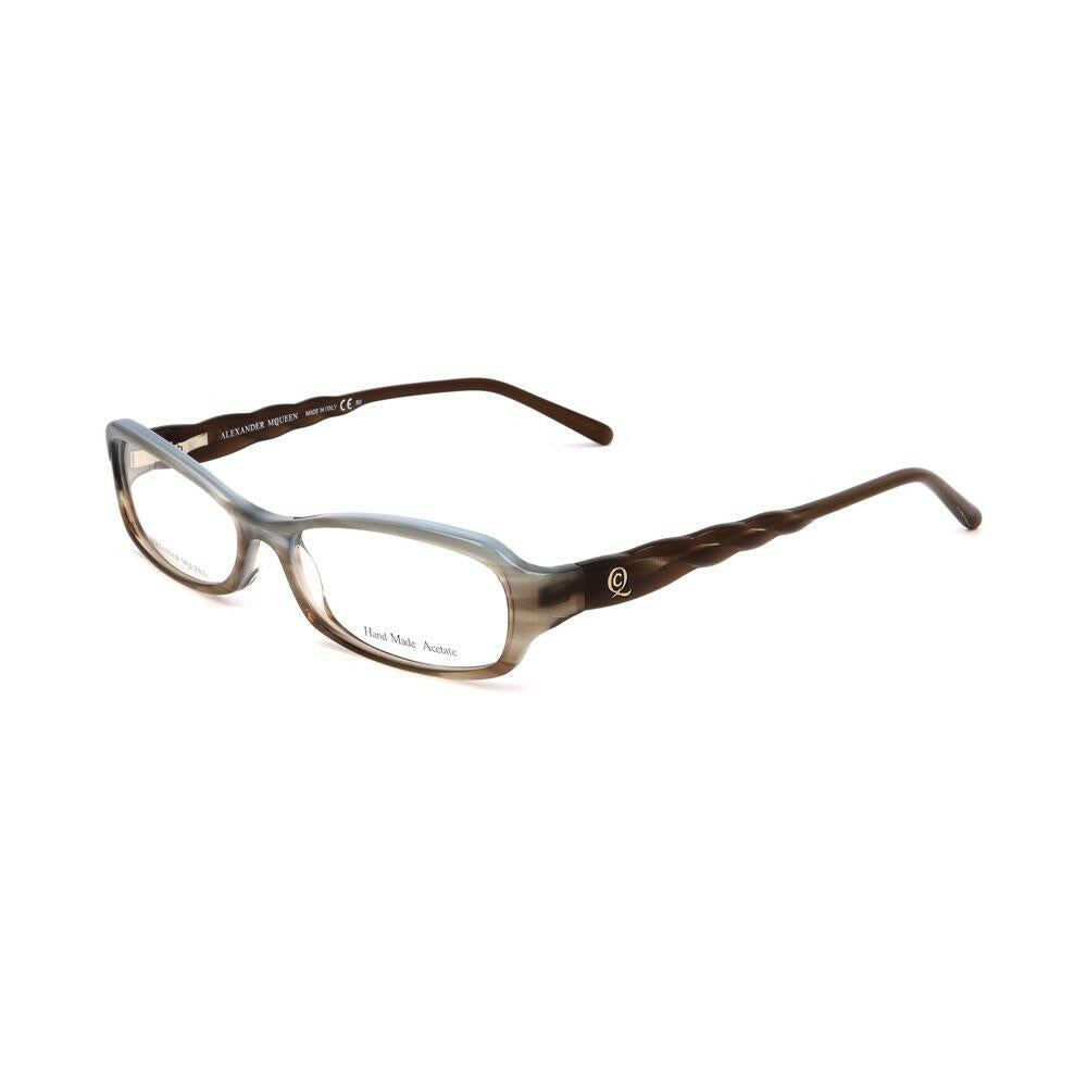 Alexander McQueen Brown Acetate Frames.