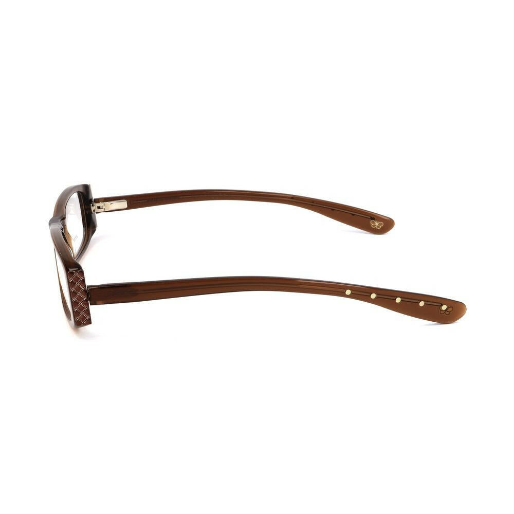 Bottega Veneta Brown Acetate Frames.