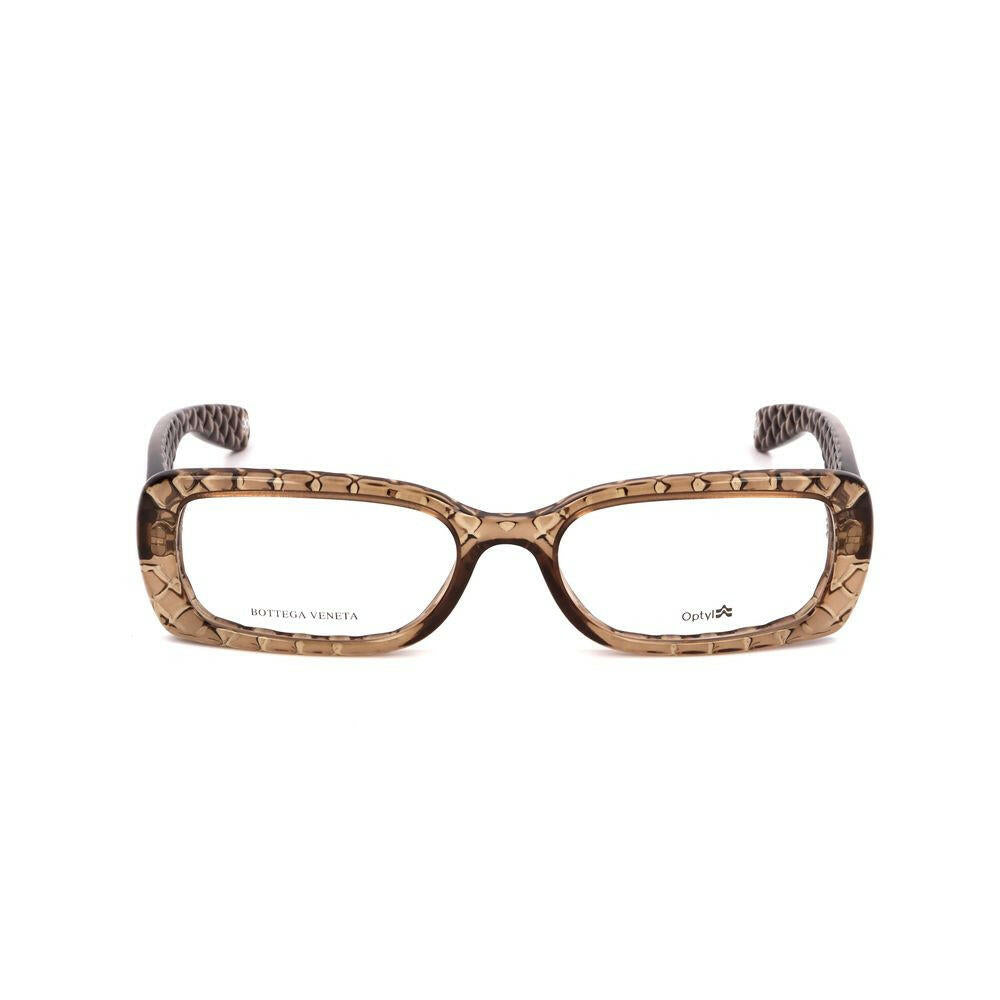 Bottega Veneta Brown Plastic Frames.