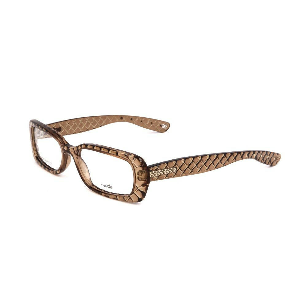Bottega Veneta Brown Plastic Frames.
