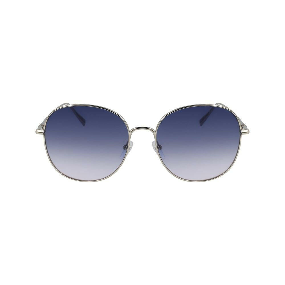 Longchamp Gold Metal Sunglasses.