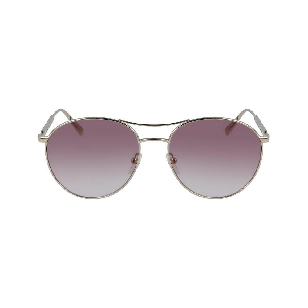 Longchamp Yellow Metal Sunglasses.