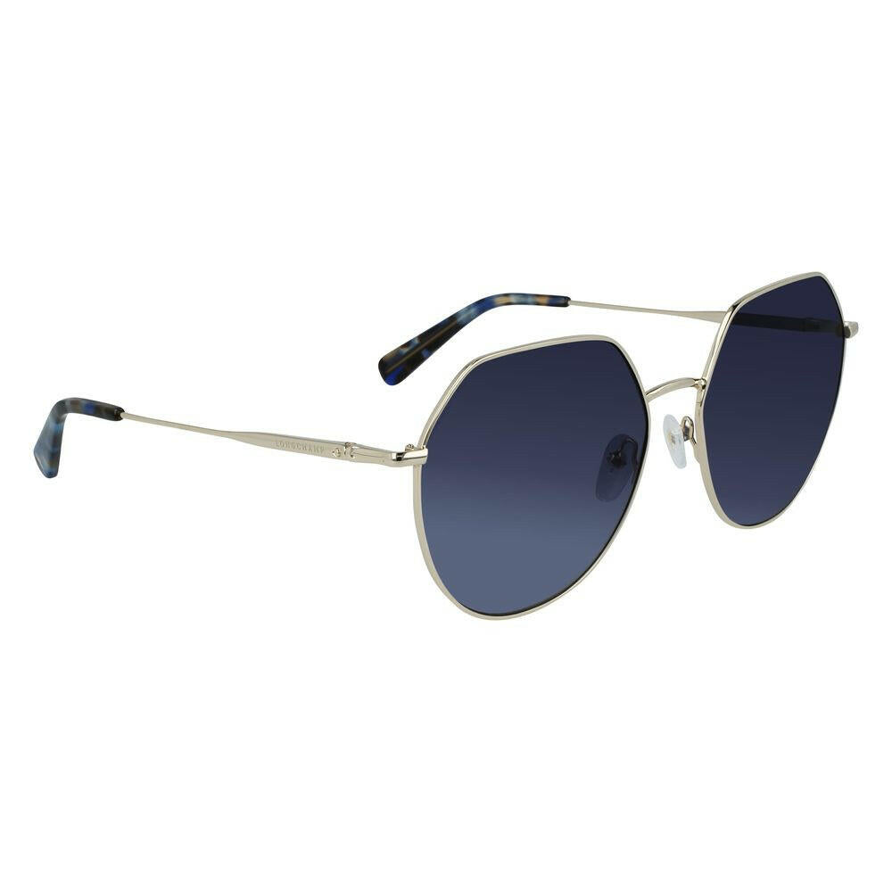 Longchamp Bicolor Metal Sunglasses.