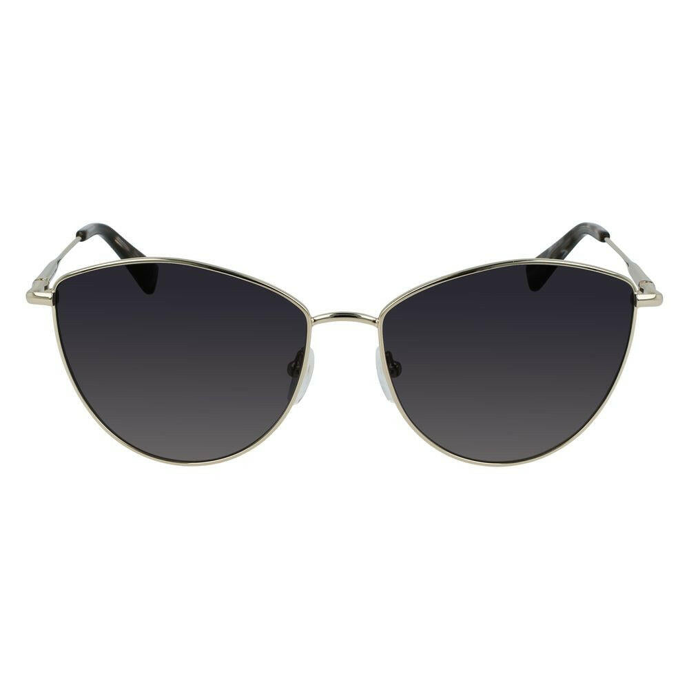 Longchamp Gold Metal Sunglasses.