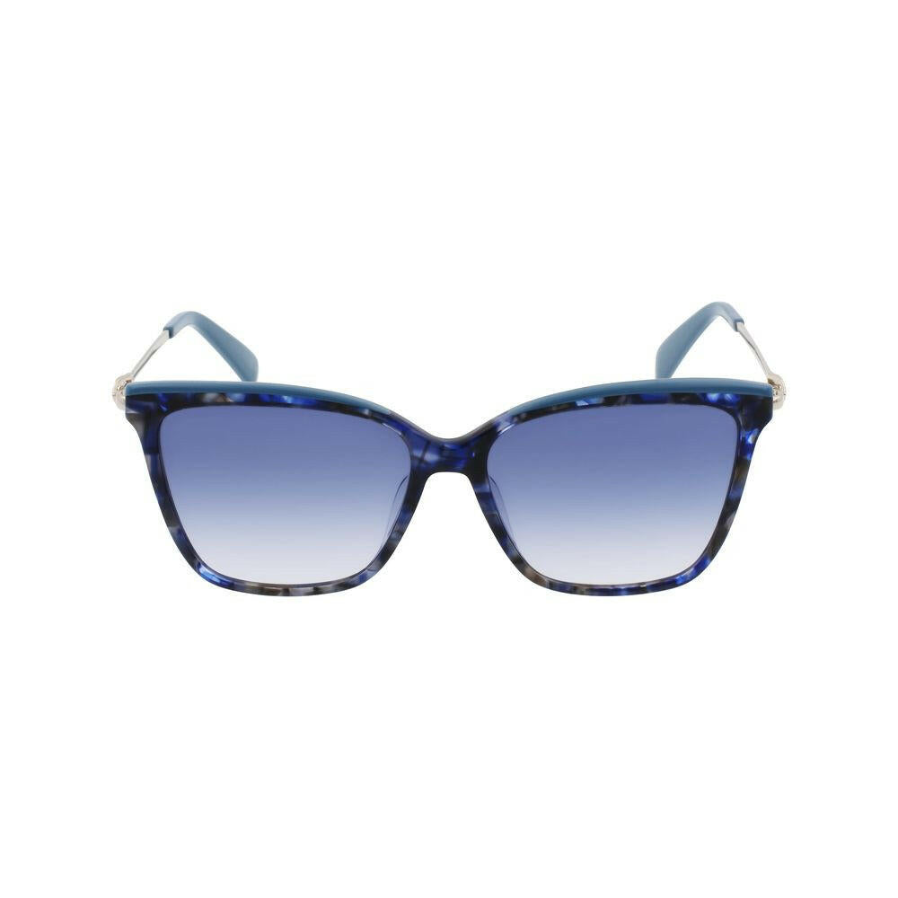 Longchamp Blue Acetate Sunglasses.