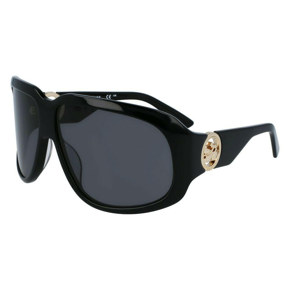 Longchamp Black Acetate Sunglasses.