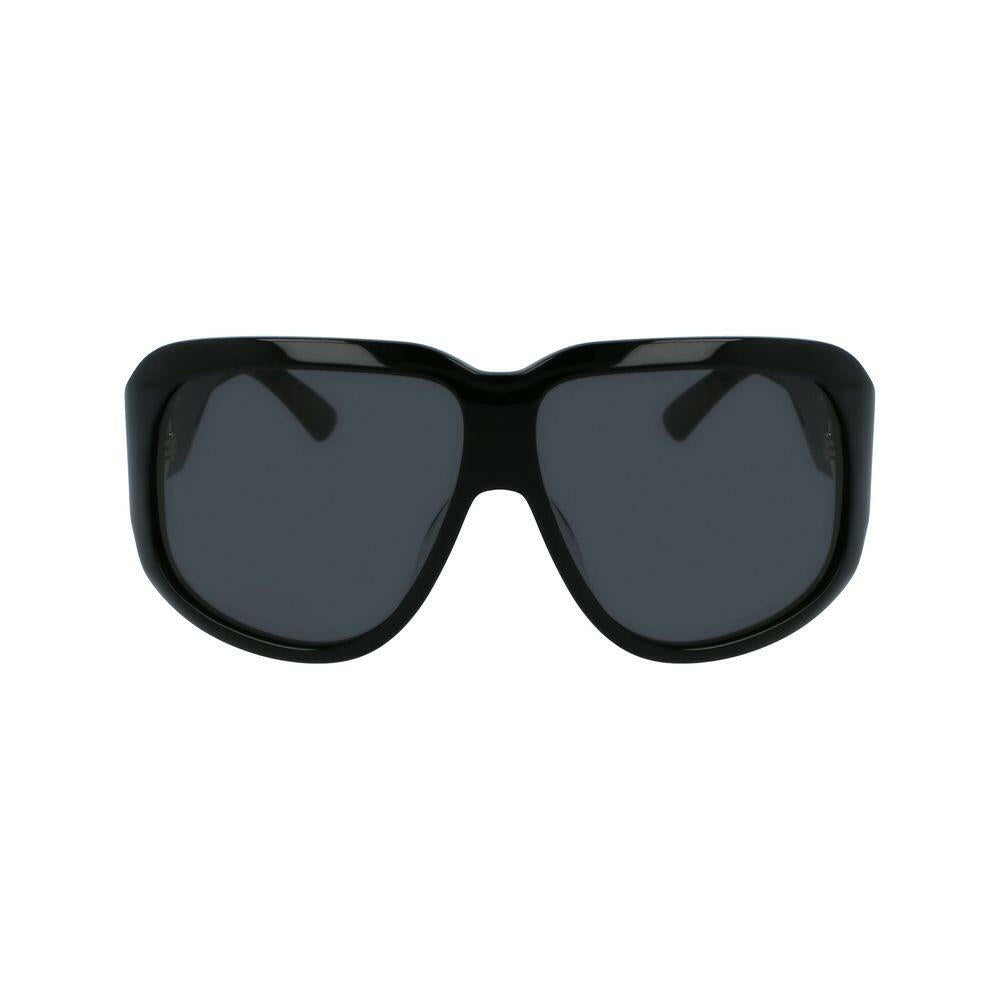 Longchamp Black Acetate Sunglasses.
