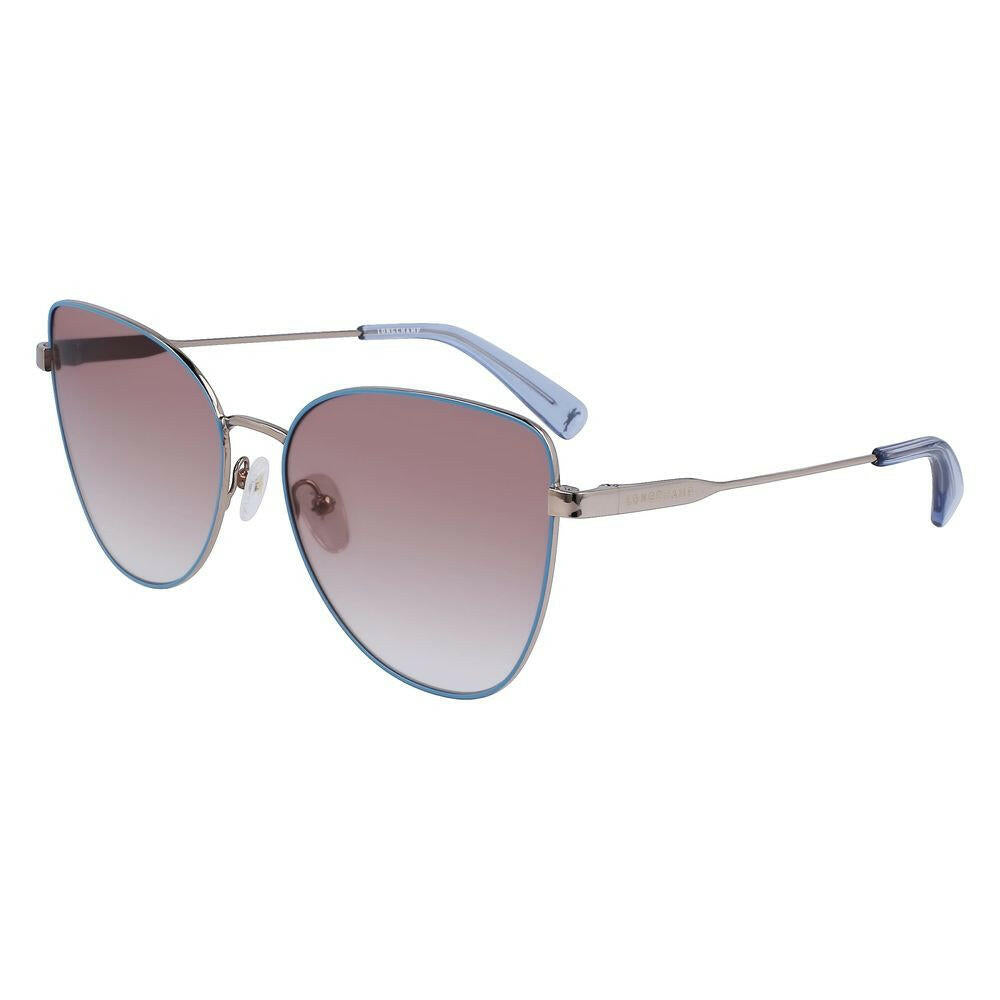 Longchamp Yellow Metal Sunglasses.