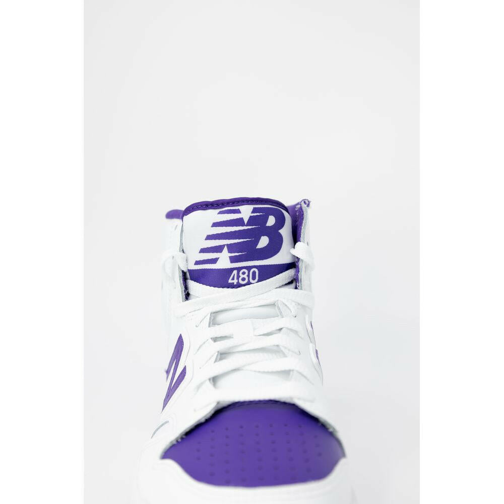 New Balance Purple Leather Sneaker.
