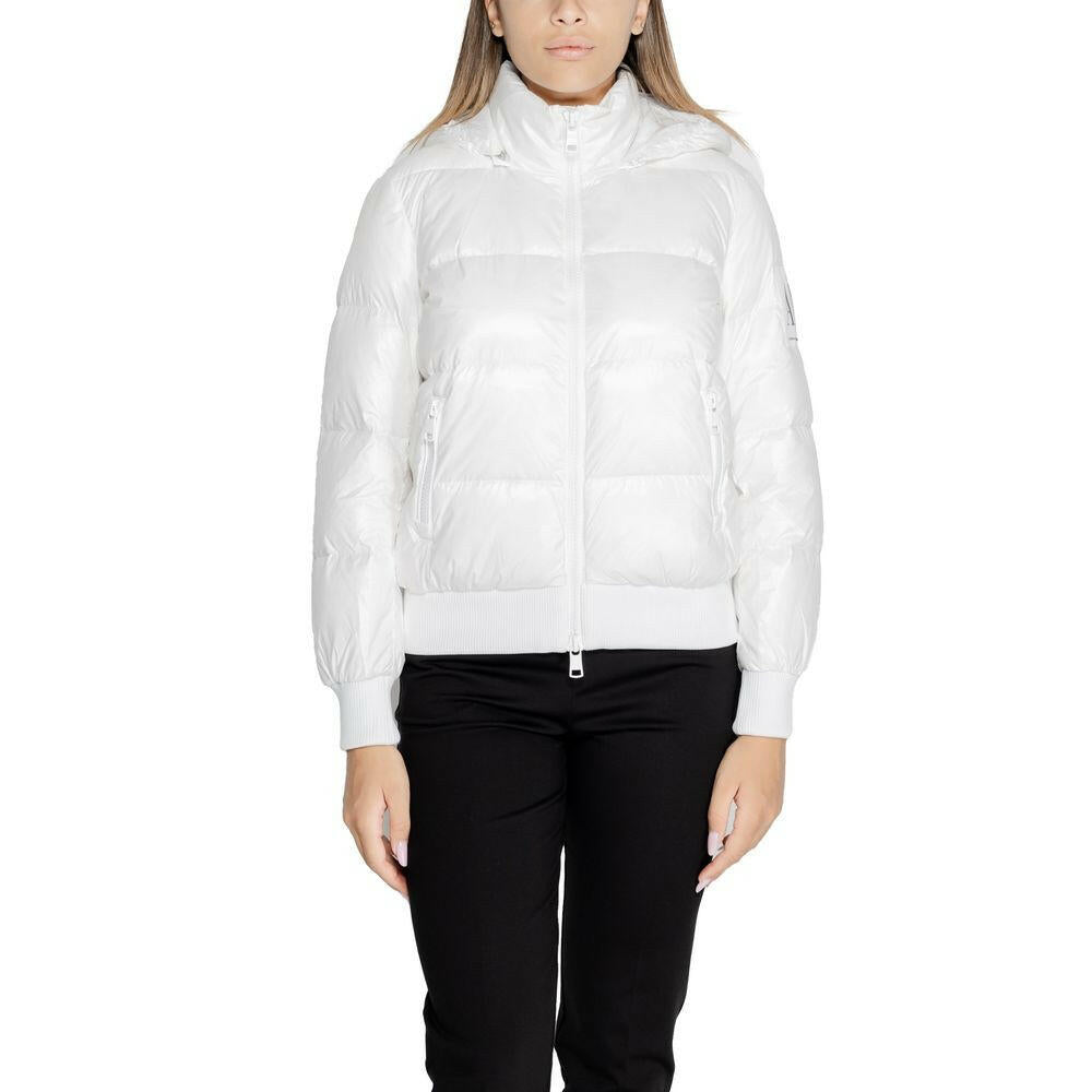 Armani Exchange White Polyamide Jackets & Coat.